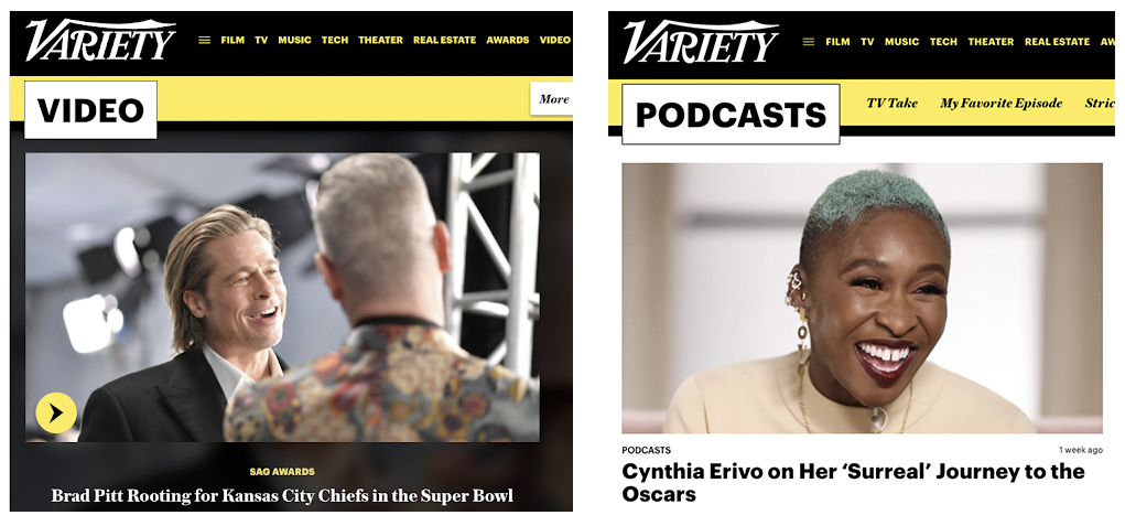 Variety's Video and Podcasts