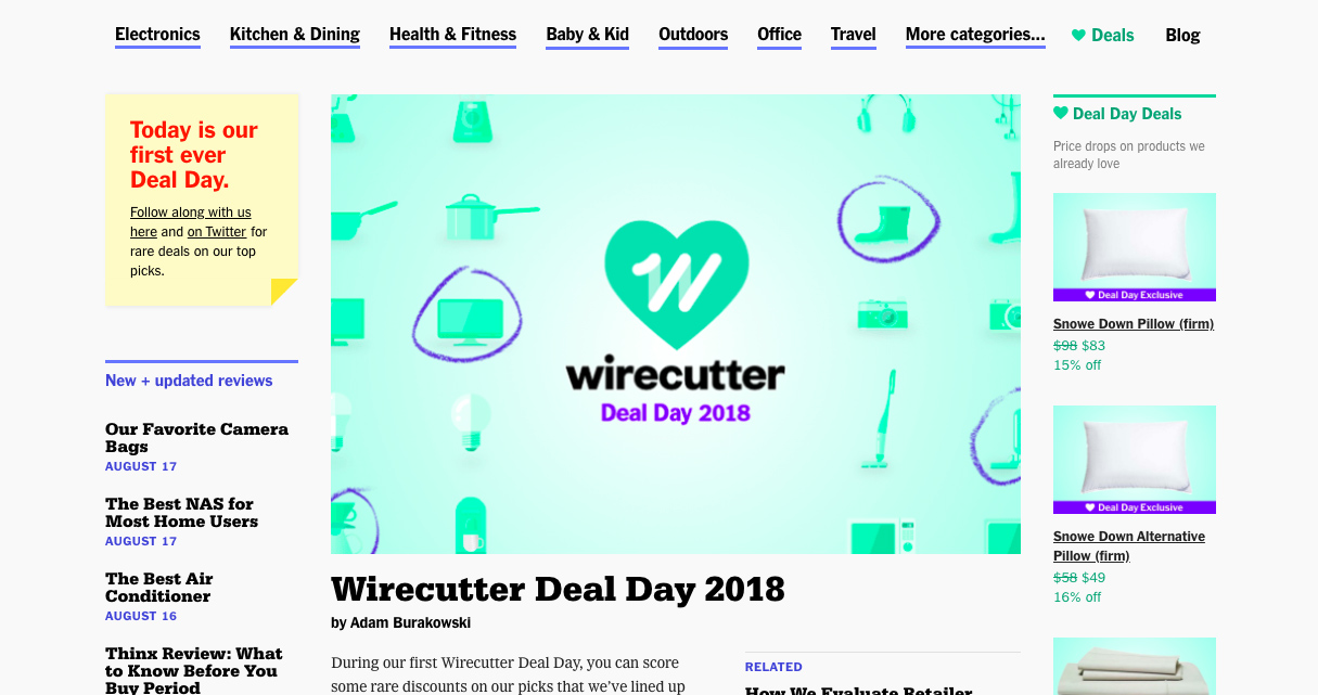 wirecutter deals